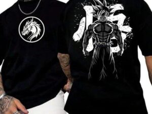 Maypra "Saiyan Instinct" Goku Back Print T-Shirt with Dragon Crest